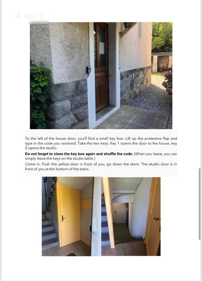Les Cypres Daire Vevey Dış mekan fotoğraf